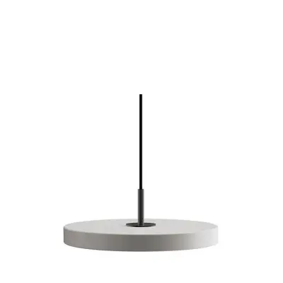 UMAGE - Asteria Plus hänglampa, Ø 30 cm, ljusgrå/svart