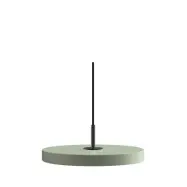 UMAGE - Asteria Plus pendellampa, Ø 30 cm, ljusgrön/svart
