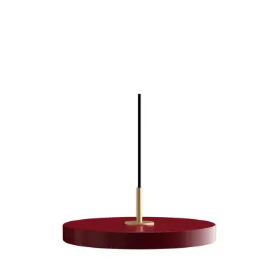 UMAGE - Asteria Plus Taklampa Mini Ruby Red/Brass