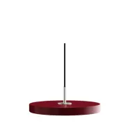UMAGE - Asteria Plus Taklampa Mini Ruby Red/Steel Top