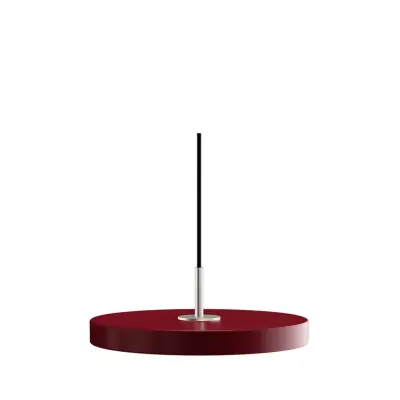 UMAGE - Asteria Plus Taklampa Mini Ruby Red/Steel Top