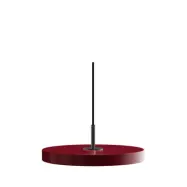 UMAGE - Asteria Plus Taklampa Mini Ruby Red/Black Top