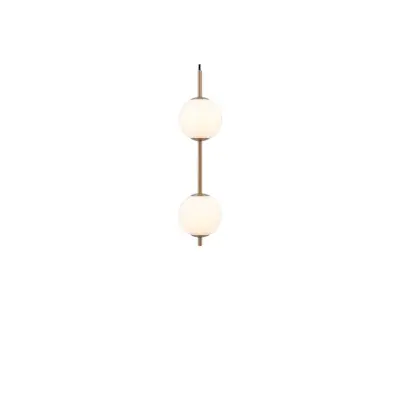 UMAGE - Audrey 2 Taklampa Brass/White Opal
