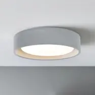 Uno taklampa, grå, betong, Ø 27 cm, GX53 – Beacon Beacon Lighting - Vardagsrum - Rund