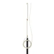 Upphängningskrok C-formad, Rå mässing