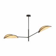 VENE 2 Taklampa, Svart/Brun