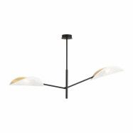 VENE 2 Taklampa, Svart/Vit/Guld
