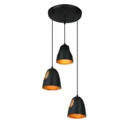 VENTURE DESIGN Elda taklampa - koppar och svart järn