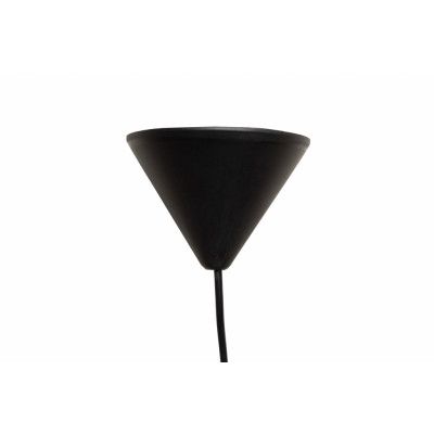 VENTURE DESIGN Högbyn taklampa, rund - koppar och mattsvart stål (Ø30)