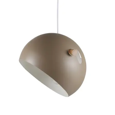 VENTURE DESIGN Tubbie taklampa - naturl trä och beige järn