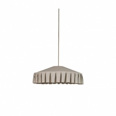 Vesta taklampa D58cm linne natur