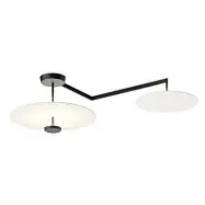 Vibia - Platt LED-taklampa 3 lampor Ø 55 cm vit