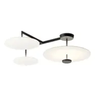Vibia - Platt LED-taklampa 4 lampor Ø 55 cm vit