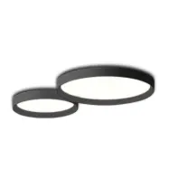 Vibia - Up LED-taklampa, grafit, 2 lampor