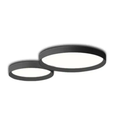 Vibia - Up LED-taklampa, grafit, 2 lampor