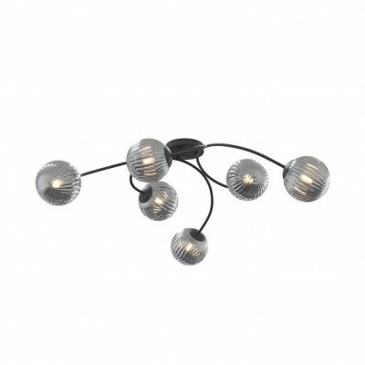 VIBRA 6 Taklampa, Svart/Grafit