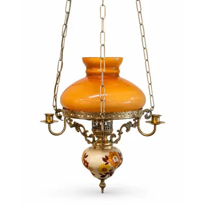 Vintage by Bright 1-2-3 Taklampa Orange 45 cm