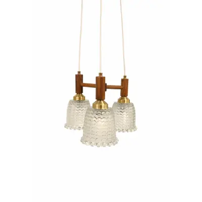 Vintage by Bright 1-2-3 Taklampa vintage Valnöt 3-arm
