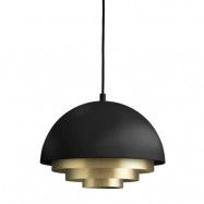 Warm Nordic - Milieu Colour Mini Taklampa Black/Brass