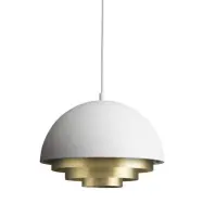 Warm Nordic - Milieu Colour Mini Taklampa White/Brass