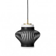 Warm Nordic - Opal Lamella Taklampa Black Noir