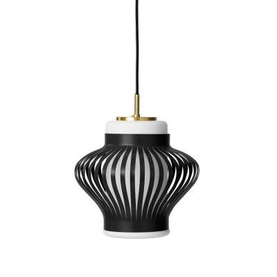 Warm Nordic - Opal Lamella Taklampa Black Noir