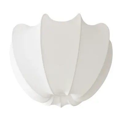 Watt&Veke - Anna taklampa, bomull, vit, Ø 30 cmWatt&Weke