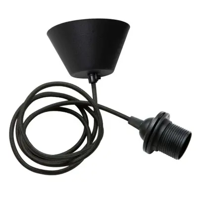 Watt&Veke - Upphängningssats 2 m E27 Black