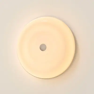 WAVE LED-taklampa, opalglas Ø 30 cm, stegvis dimbar – Halo Design - Vardagsrum - Med en ljuskälla