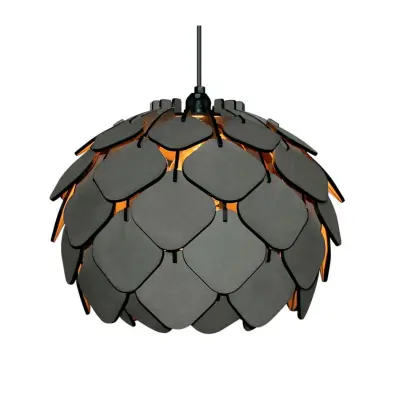 Wennersten Design Getterön Taklampa, Betonggrå Medium
