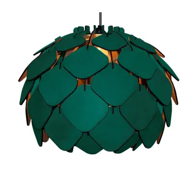 Wennersten Design Getterön Taklampa, Mörkgrön Large