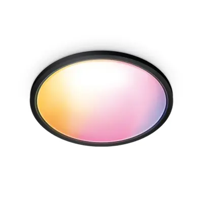 WiZ - SuperSlim  taklampa RGB 42 cm svart