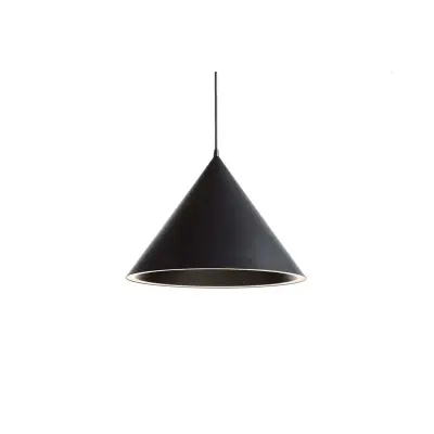 Woud - Annular Taklampa Large Black