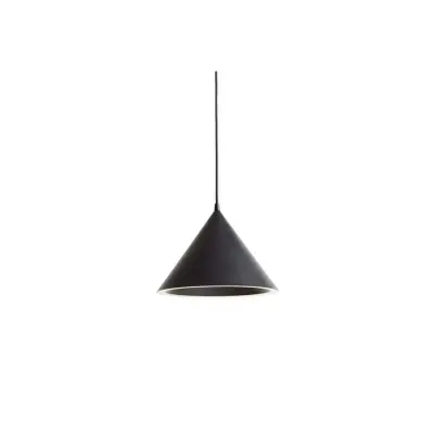 Woud - Annular Taklampa Small Black