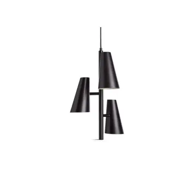 Woud - Cono Taklampa 3 Black