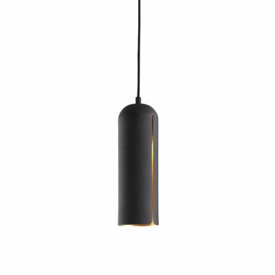 WOUD Gap taklampa hög - svart metall, rund (ø10)