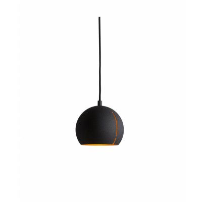 Woud - Gap Taklampa Round Black/Brass