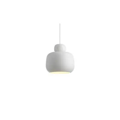 Woud - Stone Taklampa Large White