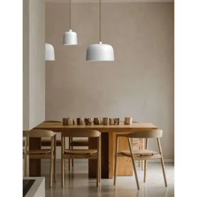 Zile Taklampa Ø40 Matt Dove Grey Luceplan - Matsal - Metall