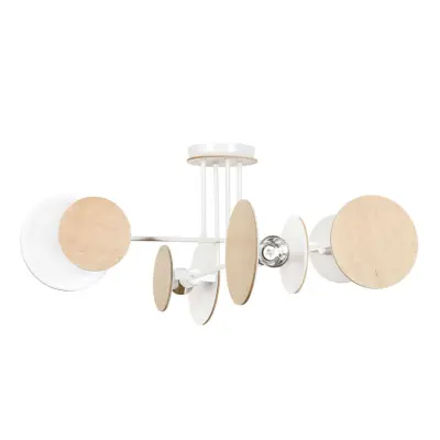 ZITA 4 Taklampa, Vit