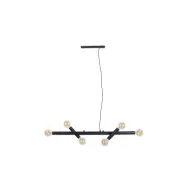 ZUIVER Hawk taklampa, bred - svart järn