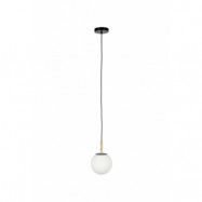 ZUIVER Orion taklampa 18 - opalglas och svart metall