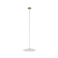 ZUIVER Float taklampa, rund - glas och guldjärn (Ø50)