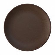 Aida Ceramic Workshop tallrik Ø26 cm Chestnut-matte brown