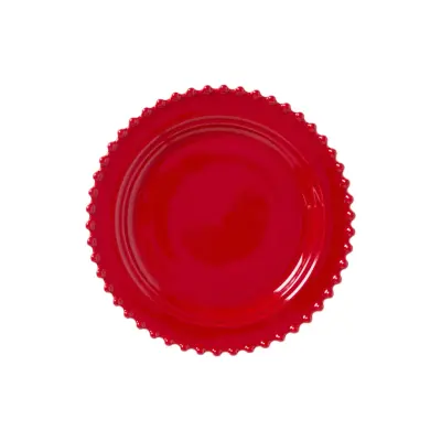 Assiett Polly röd
