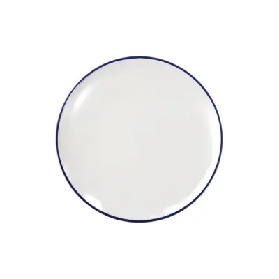 Assiette Parisa 19cm Bom vit/blå