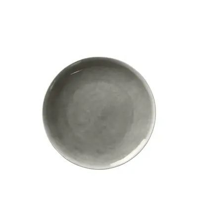 BROSTE COPENHAGEN Nordic Rain middagstallrik, rund - grått stengods (Ø26)