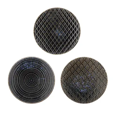 CREATIVE COLLECTION Elanor Tallrik, Blå, Stengods