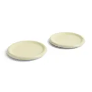 HAY - Barro tallrik, pistage, Ø 24 cm, 2-pack, terrakotta