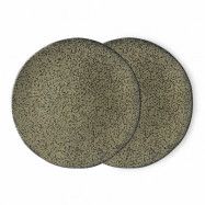 HKliving Gradient assiett 22,5 cm 2-pack Grön